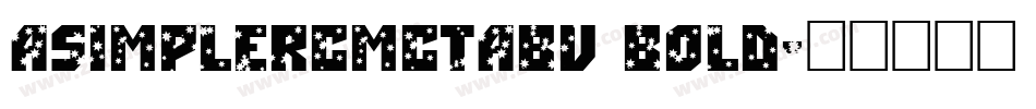 aSimplerCmCtAbv Bold字体转换